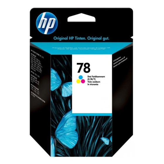HP 78 TROIS COULEURS - CARTOUCHE D'ENCRE HP D'ORIGINE (C6578D)