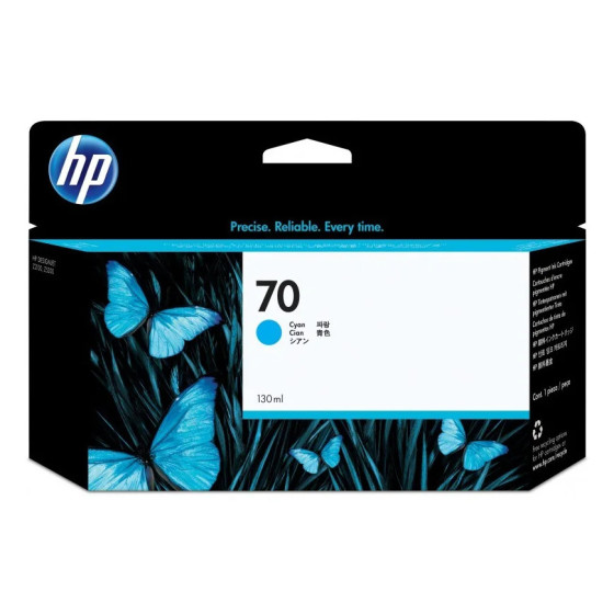 HP 70 CYAN - CARTOUCHE D'ENCRE HP D'ORIGINE (C9452A)