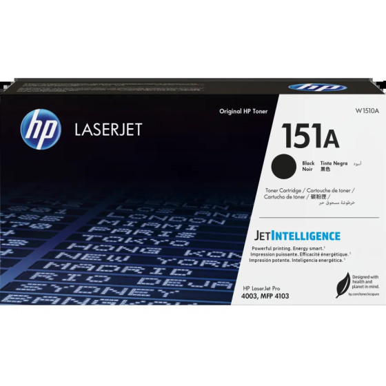 HP 151A NOIR - TONER HP LASERJET D'ORIGINE (W1510A)