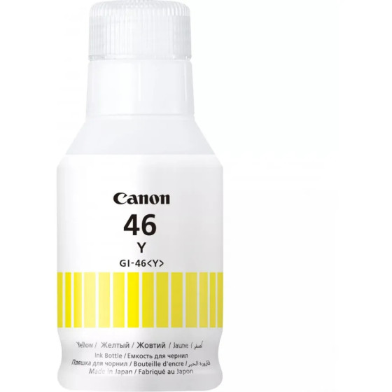 CANON GI-46Y JAUNE - BOUTEILLE D'ENCRE CANON D'ORIGINE (4429C001AA)