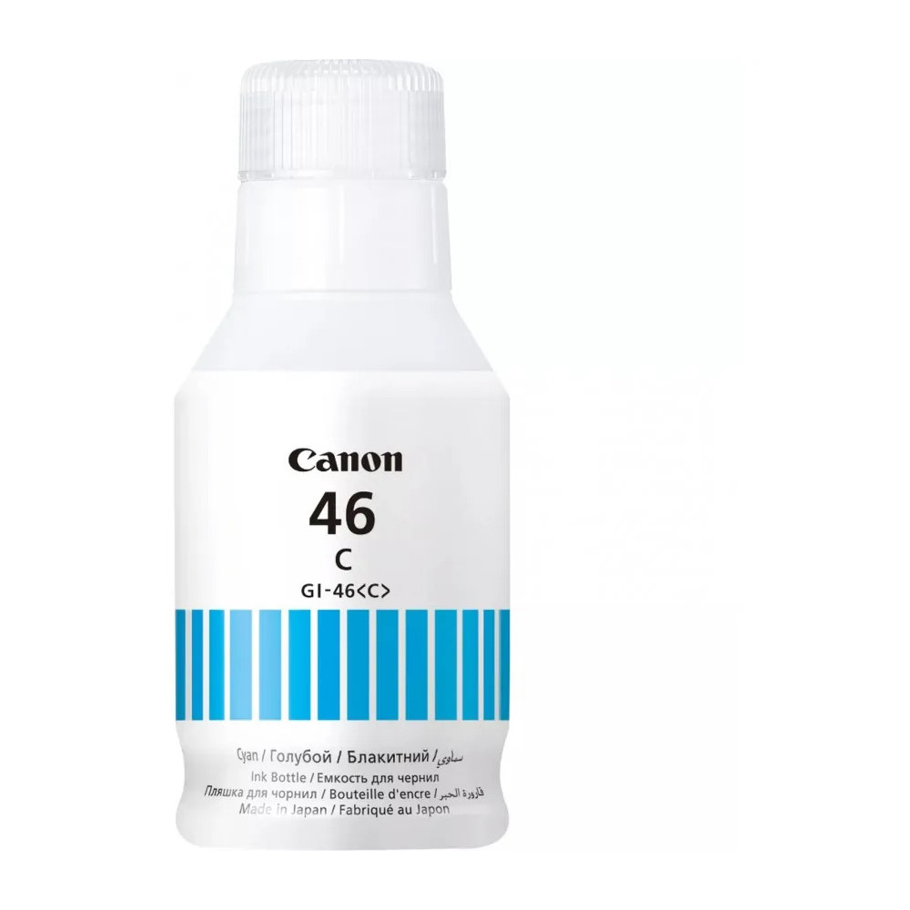 CANON GI-46C CYAN - BOUTEILLE D'ENCRE CANON D'ORIGINE (4427C001AA)