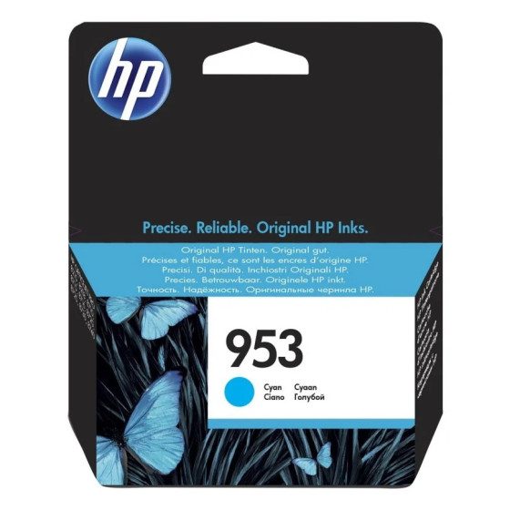 HP 953 CYAN - CARTOUCHE D'ENCRE HP D'ORIGINE (F6U12AE)