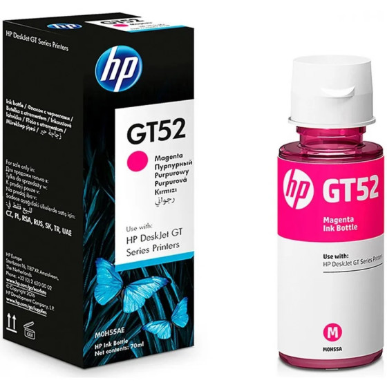 HP GT52 MAGENTA - BOUTEILLE D'ENCRE HP D'ORIGINE