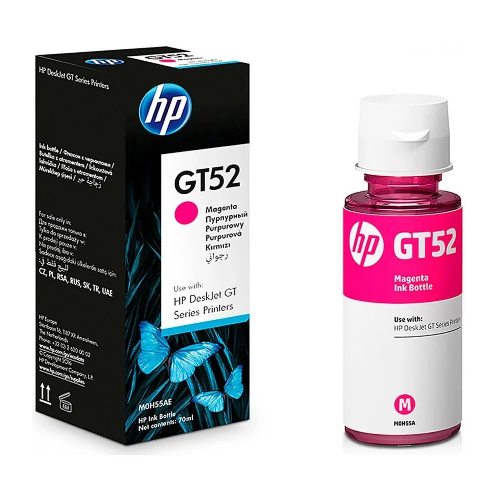 HP GT52 MAGENTA - BOUTEILLE D'ENCRE HP D'ORIGINE