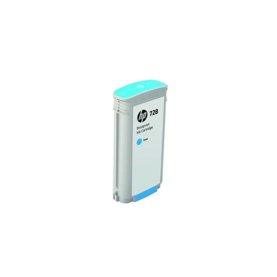 HP 728 CYAN - CARTOUCHE D'ENCRE HP D'ORIGINE (F9J67A)