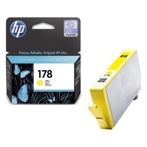 HP 178 JAUNE - CARTOUCHE D'ENCRE HP D'ORIGINE (CB320HE)
