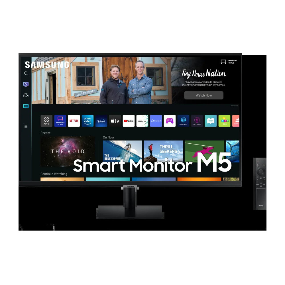 ÉCRAN PLAT 27" SAMSUNG M5 AVEC EXPÉRIENCE SMART TV (LS27BM500EMXZN)