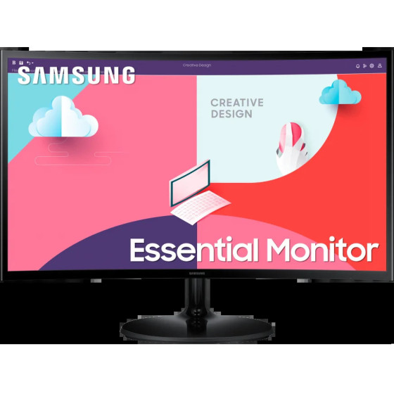 ÉCRAN INCURVÉ 27" SAMSUNG ESSENTIAL CURVED MONITOR S3 (LS27C360EAMXZN)