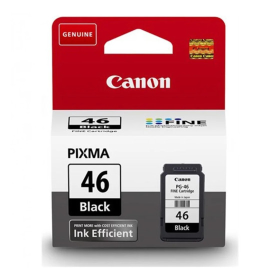 CANON PG-46 NOIR - CARTOUCHE D'ENCRE CANON D'ORIGINE (9059B001AA)