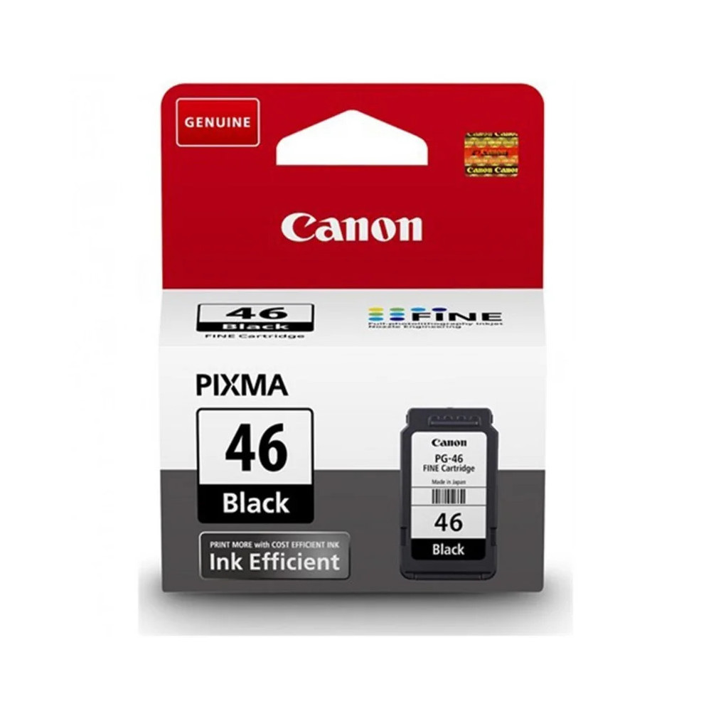 CANON PG-46 NOIR - CARTOUCHE D'ENCRE CANON D'ORIGINE (9059B001AA)