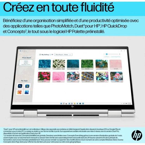 ORDINATEUR PORTABLE CONVERTIBLE HP ENVY X360 15-EW0002NK (6D6Y1EA)