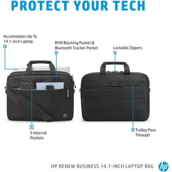 SACOCHE HP RENEW BUSINESS 14,1" (3E5F9AA)