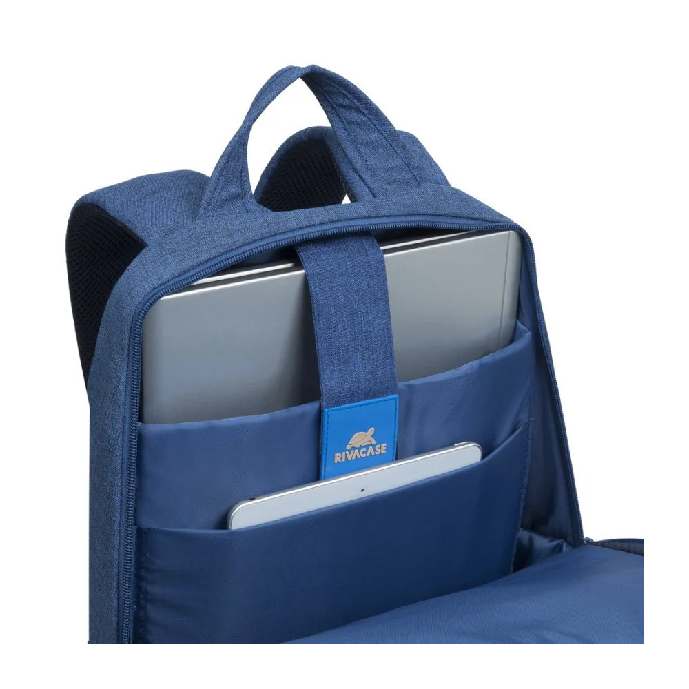 SAC À DOS BLEU EN TOILE POUR ORDINATEURS PORTABLES 15.6" (7560BLUE)