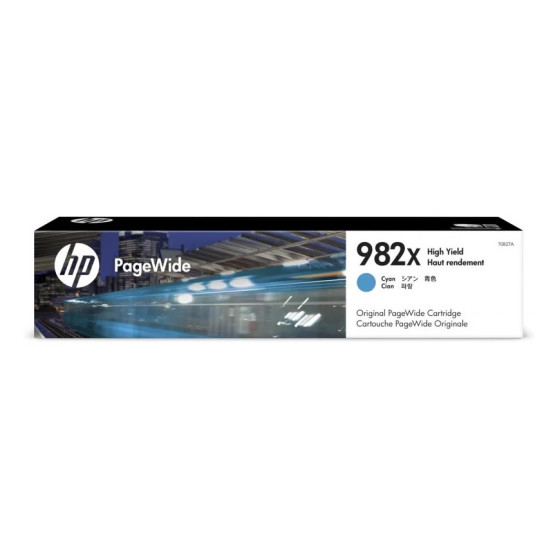 HP 982X CYAN - CARTOUCHE D'ENCRE GRANDE CAPACITÉ HP D'ORIGINE (T0B27A)