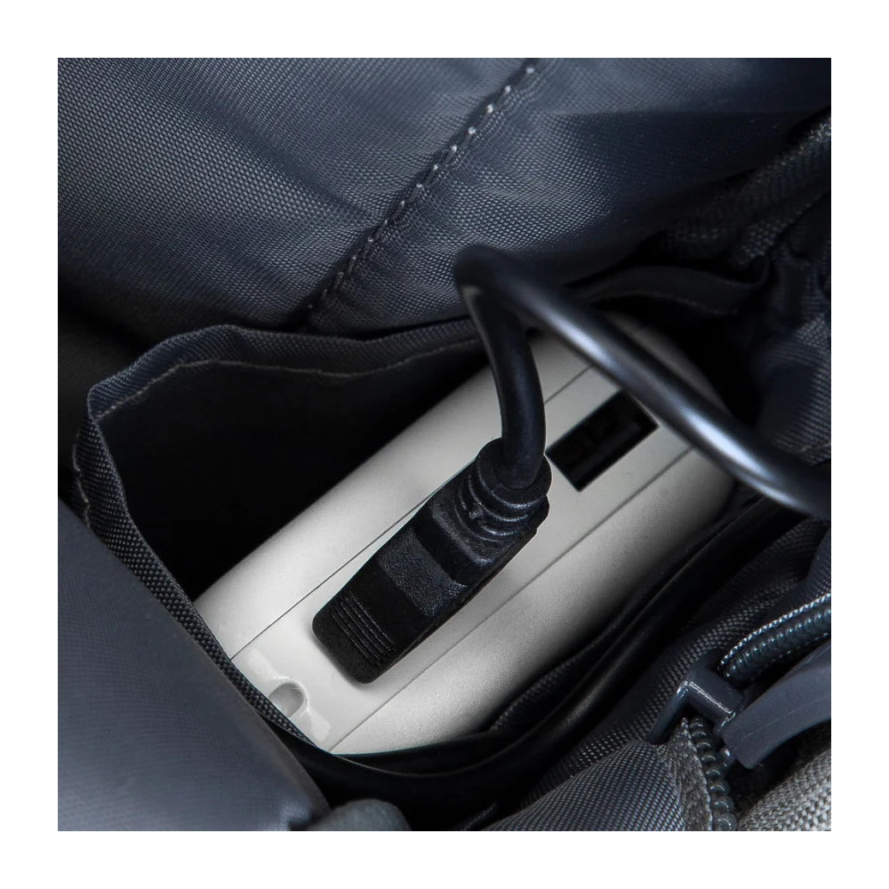 GREY/DARK BLUE ANTI-THEFT LAPTOP BACKPACK 15.6'' (7562)