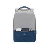 GREY/DARK BLUE ANTI-THEFT LAPTOP BACKPACK 15.6'' (7562)