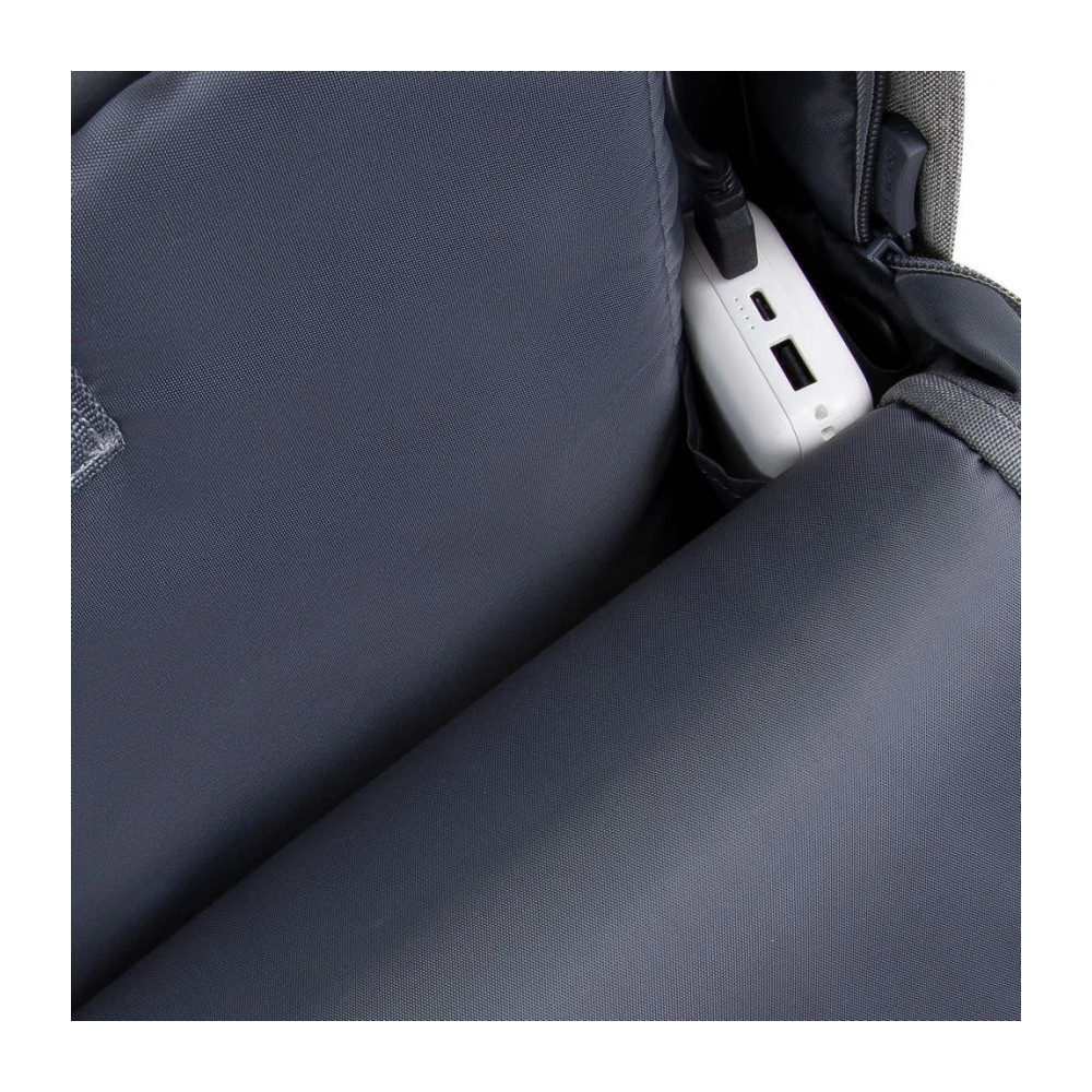 GREY/DARK BLUE ANTI-THEFT LAPTOP BACKPACK 15.6'' (7562)