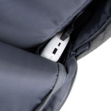 GREY/DARK BLUE ANTI-THEFT LAPTOP BACKPACK 15.6'' (7562)