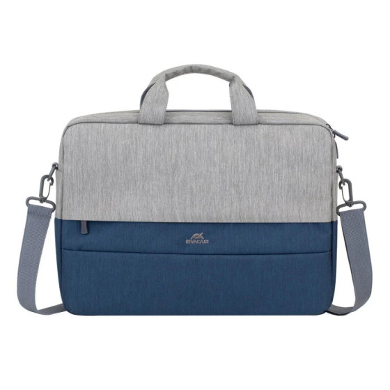 GRIS/BLEU FONCÉ, LE SAC POUR ORDINATEUR PORTABLE JUSQU'À 15.6'' (7532)