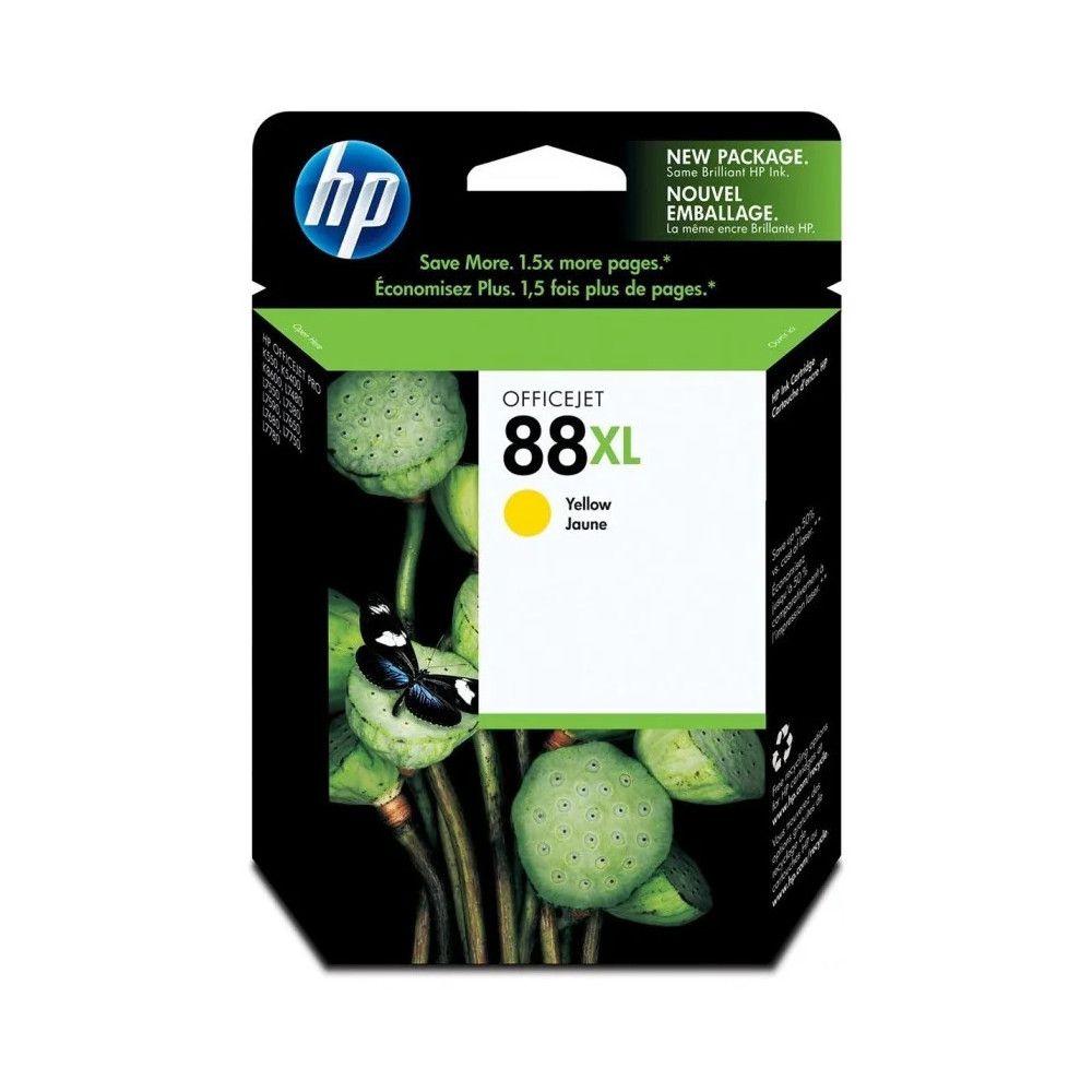 HP 88XL JAUNE - CARTOUCHE D'ENCRE GRANDE CAPACITÉ HP D'ORIGINE (C9393AE)