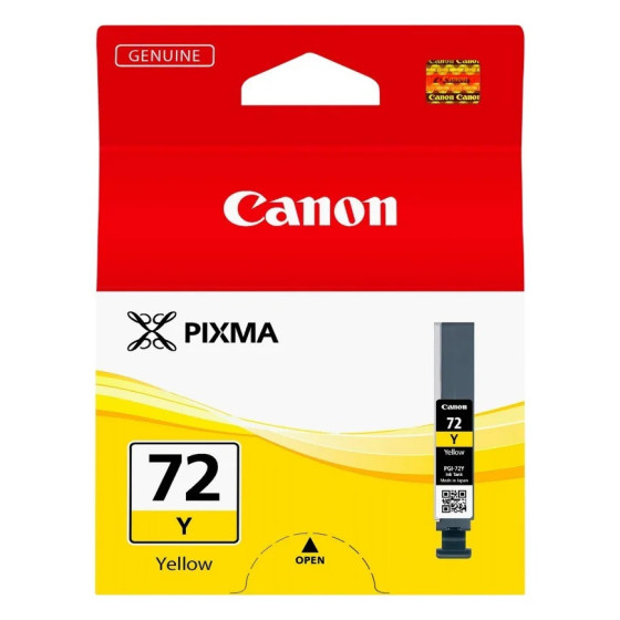 CANON PGI-72Y JAUNE - CARTOUCHE D'ENCRE CANON D'ORIGINE (6406B001AA)