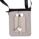 NOIR, LE SAC À BANDOULIÈRE POUR TABLETTE JUSQU'À 8" (8509)