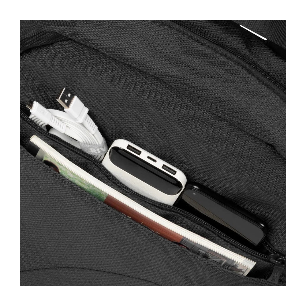 SAC À DOS NOIR POUR ORDINATEURS PORTABLES 15,6" (8065BLACK)