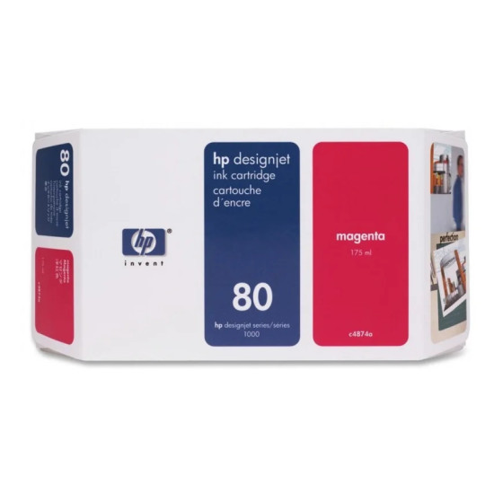 HP 80 MAGENTA - CARTOUCHE D'ENCRE HP D'ORIGINE (C4847A)