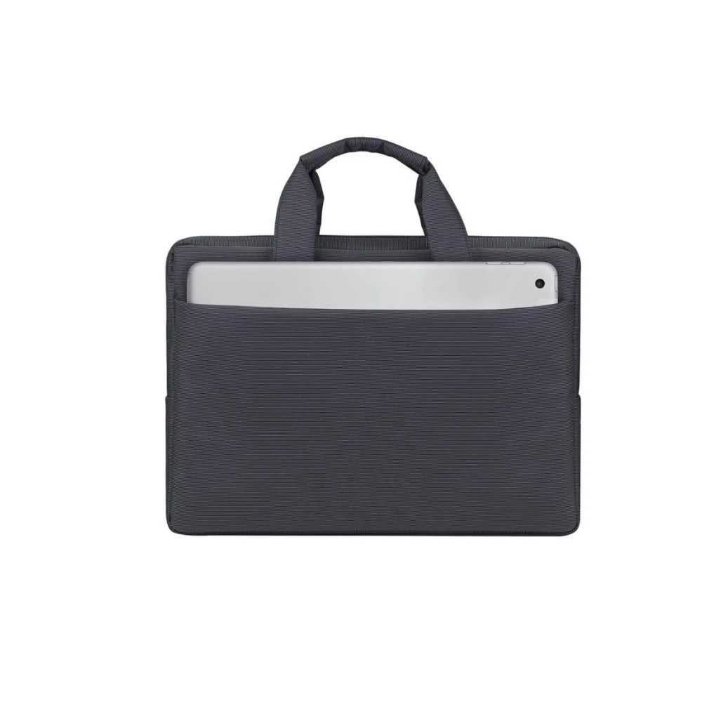 FINE SACOCHE NOIRE (PU) POUR ORDINATEURS PORTABLES 13,3" (A8920BLACK)