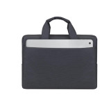FINE SACOCHE NOIRE (PU) POUR ORDINATEURS PORTABLES 13,3" (A8920BLACK)