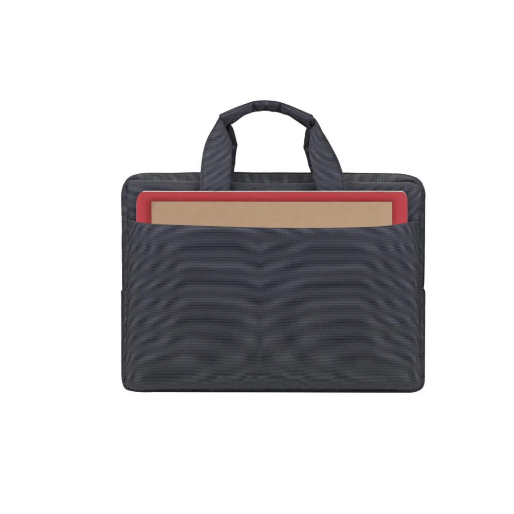 FINE SACOCHE NOIRE (PU) POUR ORDINATEURS PORTABLES 13,3" (A8920BLACK)