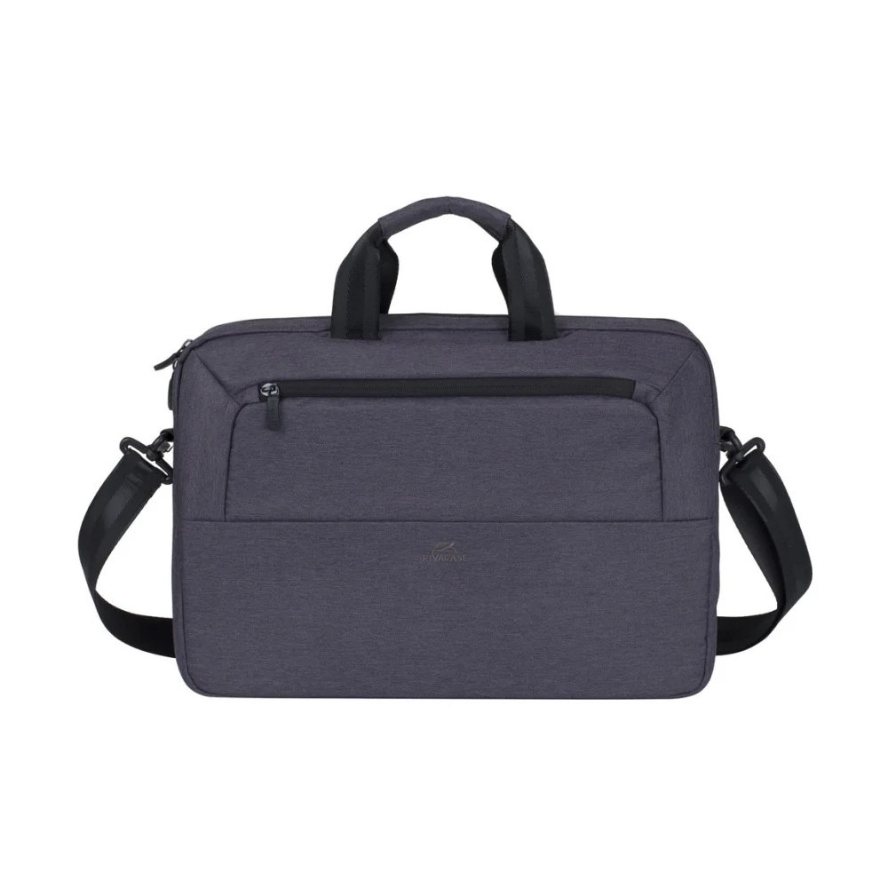 SACOCHE RIVACASE NOIRE À BANDOULIÈRE SUZUKA 7730 POUR ORDINATEURS PORTABLES 15.6" (7730BLACK)