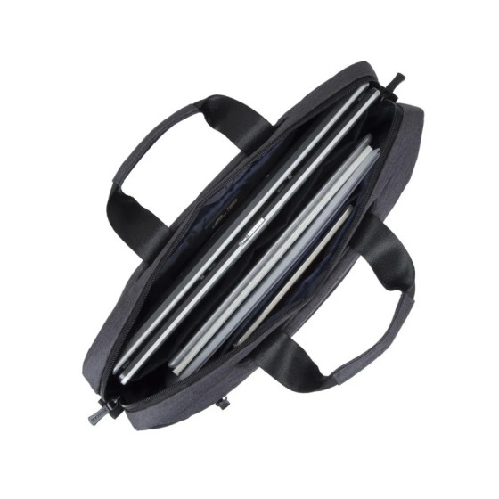 SACOCHE RIVACASE NOIRE À BANDOULIÈRE SUZUKA 7730 POUR ORDINATEURS PORTABLES 15.6" (7730BLACK)