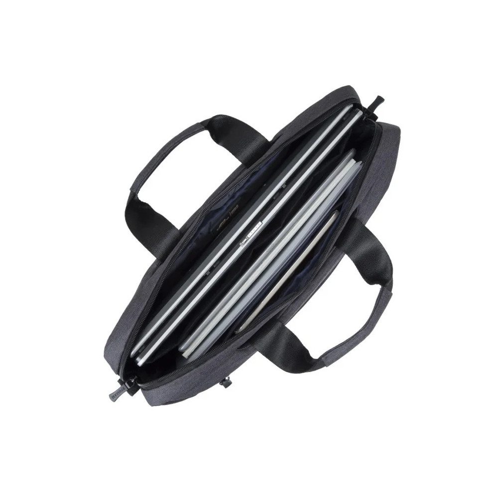 SACOCHE RIVACASE NOIRE À BANDOULIÈRE SUZUKA 7730 POUR ORDINATEURS PORTABLES 15.6" (7730BLACK)