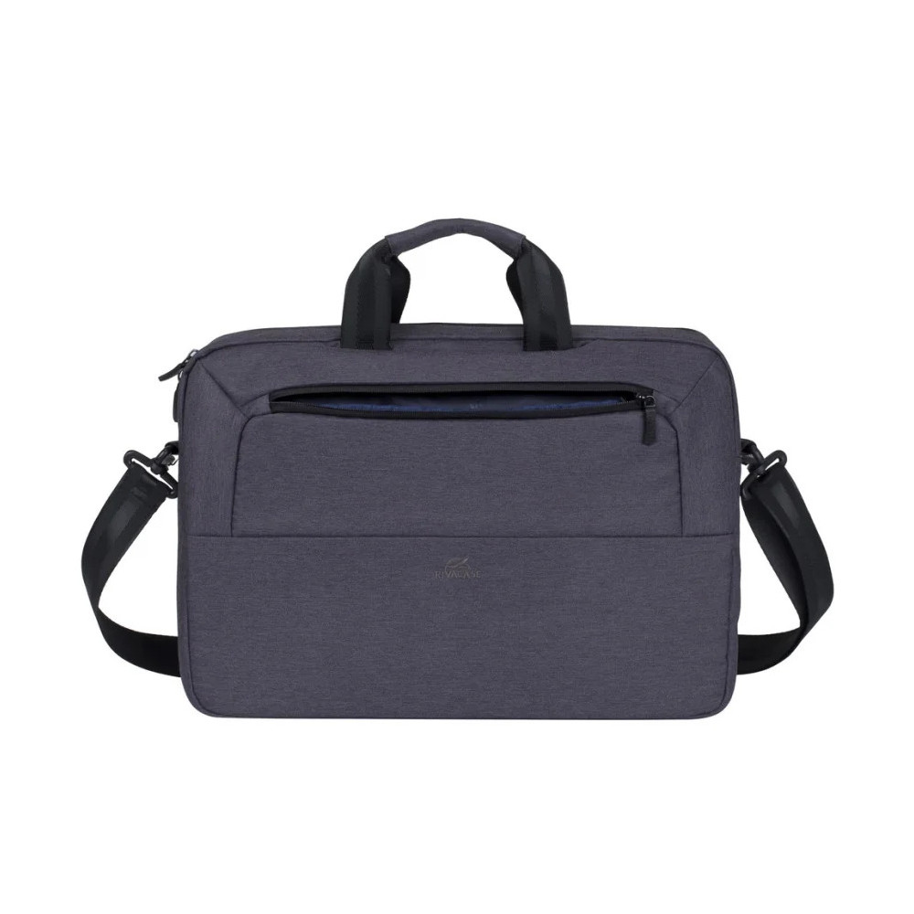 SACOCHE RIVACASE NOIRE À BANDOULIÈRE SUZUKA 7730 POUR ORDINATEURS PORTABLES 15.6" (7730BLACK)