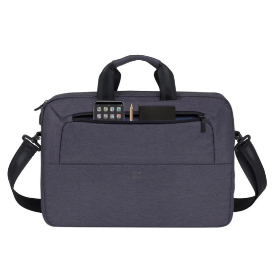 SACOCHE RIVACASE NOIRE À BANDOULIÈRE SUZUKA 7730 POUR ORDINATEURS PORTABLES 15.6" (7730BLACK)