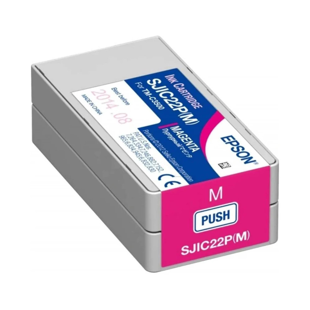 EPSON SJIC22P MAGENTA - CARTOUCHE D'ENCRE EPSON D'ORIGINE (C33S020603)