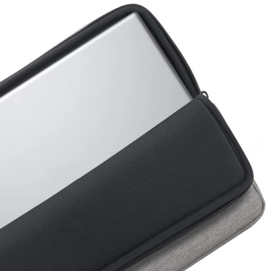 GREY ECO LAPTOP SLEEVE 13.3-14" (7703 GREY)