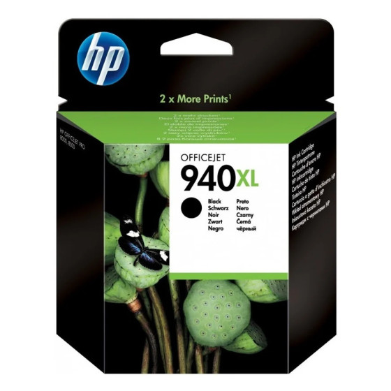 HP 940XL NOIR - CARTOUCHE D'ENCRE GRANDE CAPACITÉ HP D'ORIGINE (C4906AE)