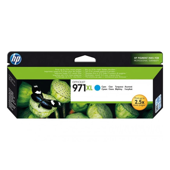 HP 971XL CYAN - CARTOUCHE D'ENCRE HP D'ORIGINE (CN626AE)