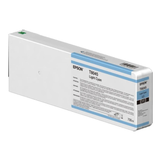 EPSON T8045 CYAN CLAIRE - CARTOUCHE D'ENCRE EPSON ULTRACHROME HDX/HD 700ML (C13T804500)