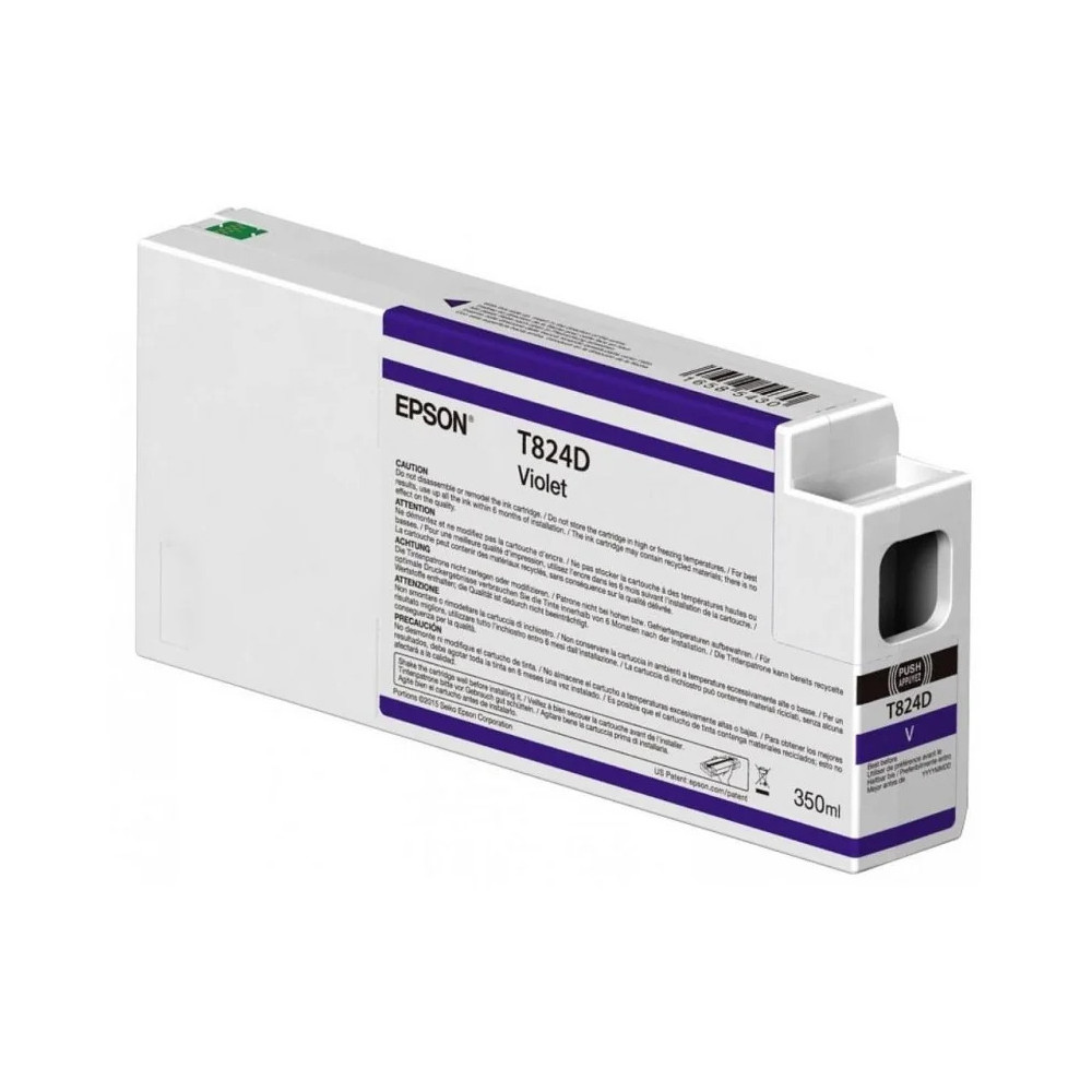 EPSON T824D VIOLET - CARTOUCHE D'ENCRE EPSON ULTRACHROME HDX 350ML (C13T824D00)