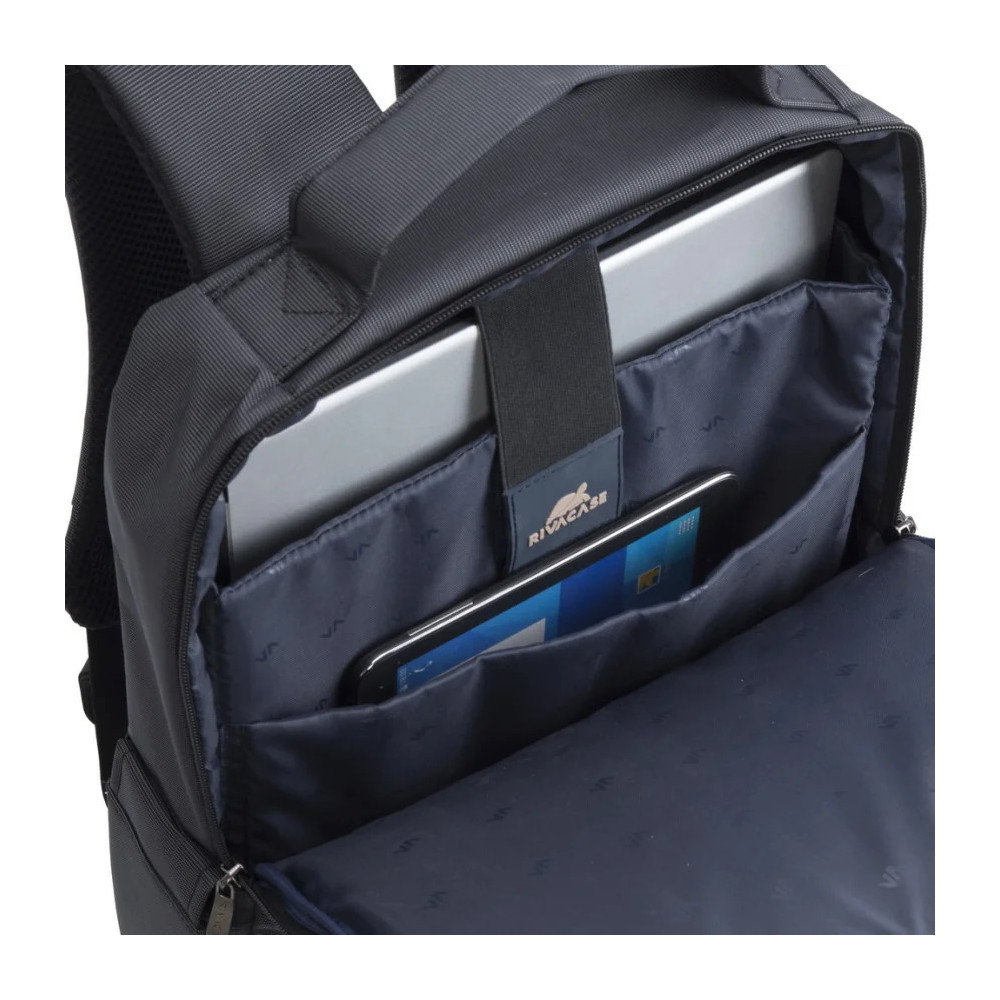 SAC À DOS NOIR POUR ORDINATEURS PORTABLES 15.6" (8262 BLACK)
