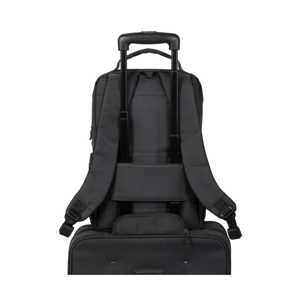 SAC À DOS NOIR POUR ORDINATEURS PORTABLES 15.6" (8262 BLACK)