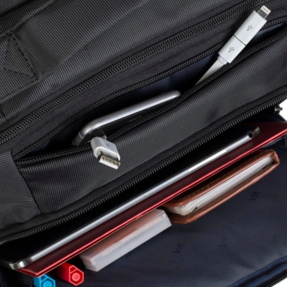 SAC À DOS NOIR POUR ORDINATEURS PORTABLES 15.6" (8262 BLACK)
