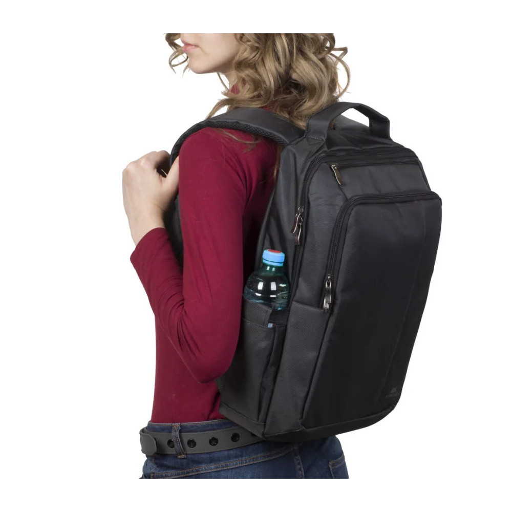 SAC À DOS NOIR POUR ORDINATEURS PORTABLES 15.6" (8262 BLACK)