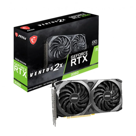 CARTE GRAPHIQUE GEFORCE RTX 3060 VENTUS 2X 12G OC (MSI_CG_912-V397-663)