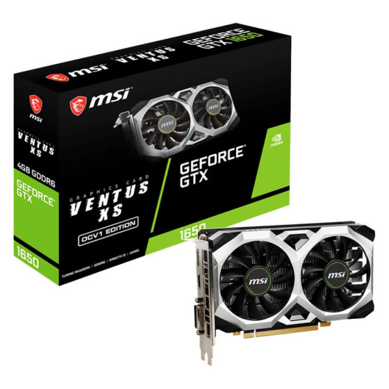 CARTE GRAPHIQUE GEFORCE GTX 1650 D6 VENTUS XS OCV1 (MSI_CG_912-V809-3831)