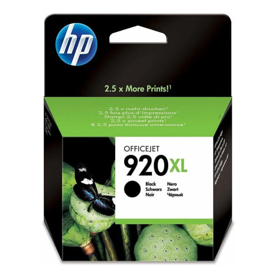 HP 920XL NOIR - CARTOUCHE D'ENCRE GRANDE CAPACITÉ HP D'ORIGINE (CD975AE)