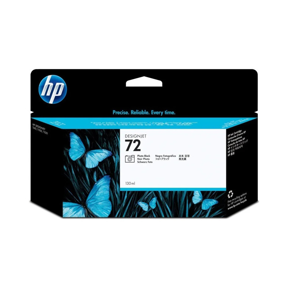 HP 72 NOIR PHOTO - CARTOUCHE D'ENCRE HP D'ORIGINE (C9370A)